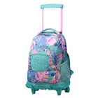 Mochila escolar con ruedas Renglones - 2DF image number 2